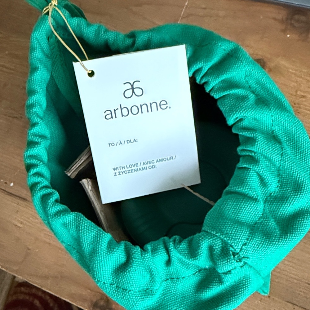 Arbonne Green Drawstring Bag - Picture 6 of 8